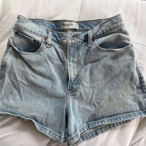 Abercrombie & Fitch Light Blue Jean Shorts